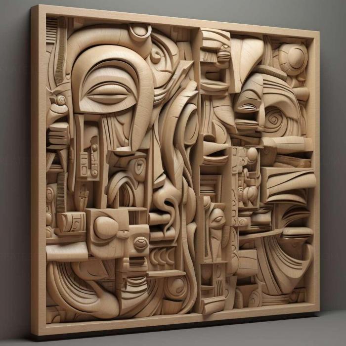 نموذج ثلاثي الأبعاد لآلة CNC 3D Art 